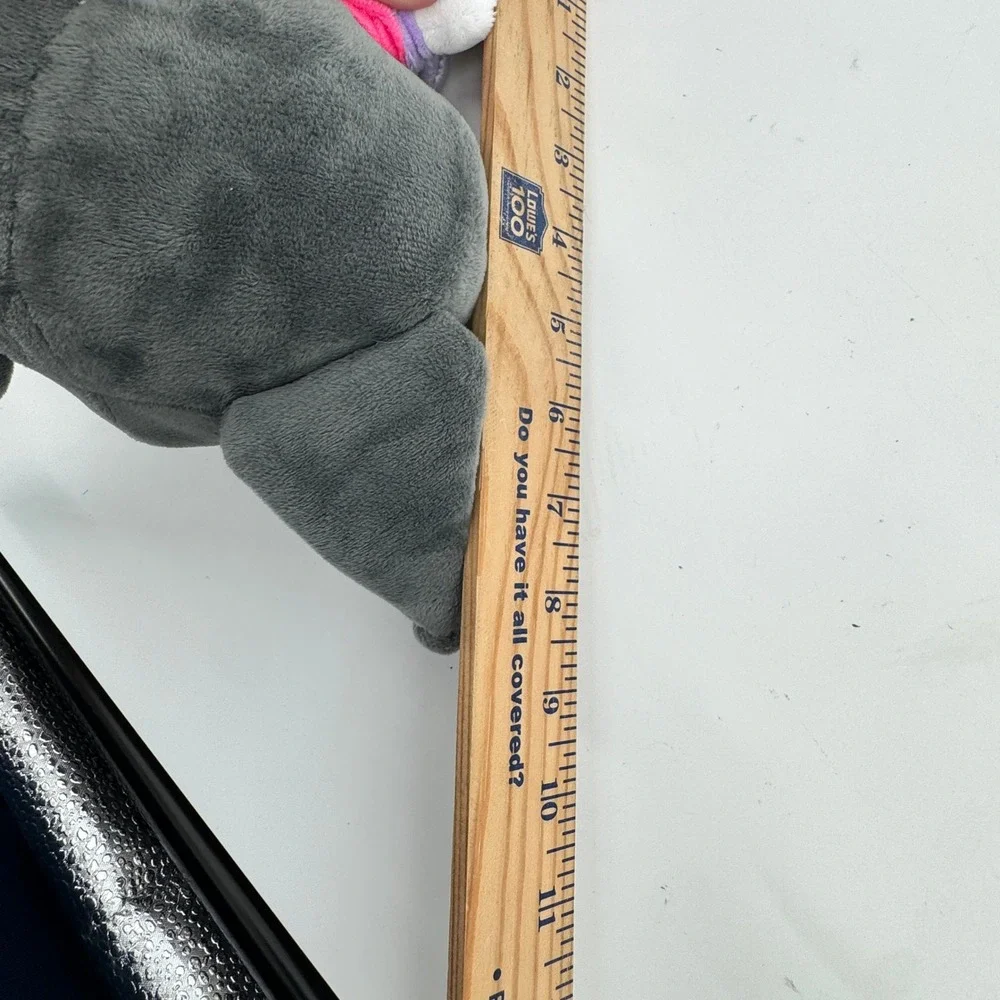 Sanrio Kuromi Plush Toy Hello Kitty and Friends‎ 8in Grey Pink Skull Streetwear